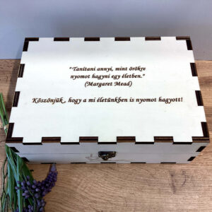 Ballagási ajándék Tea doboz