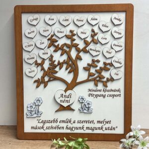 Ballagás Pedagógusoknak Óvó néniknek Ballagási Ajándékfa Nevekkel Gravírozva